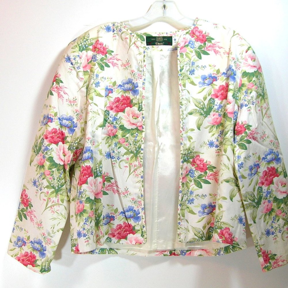 Orvis Floral Jacket, Size 12